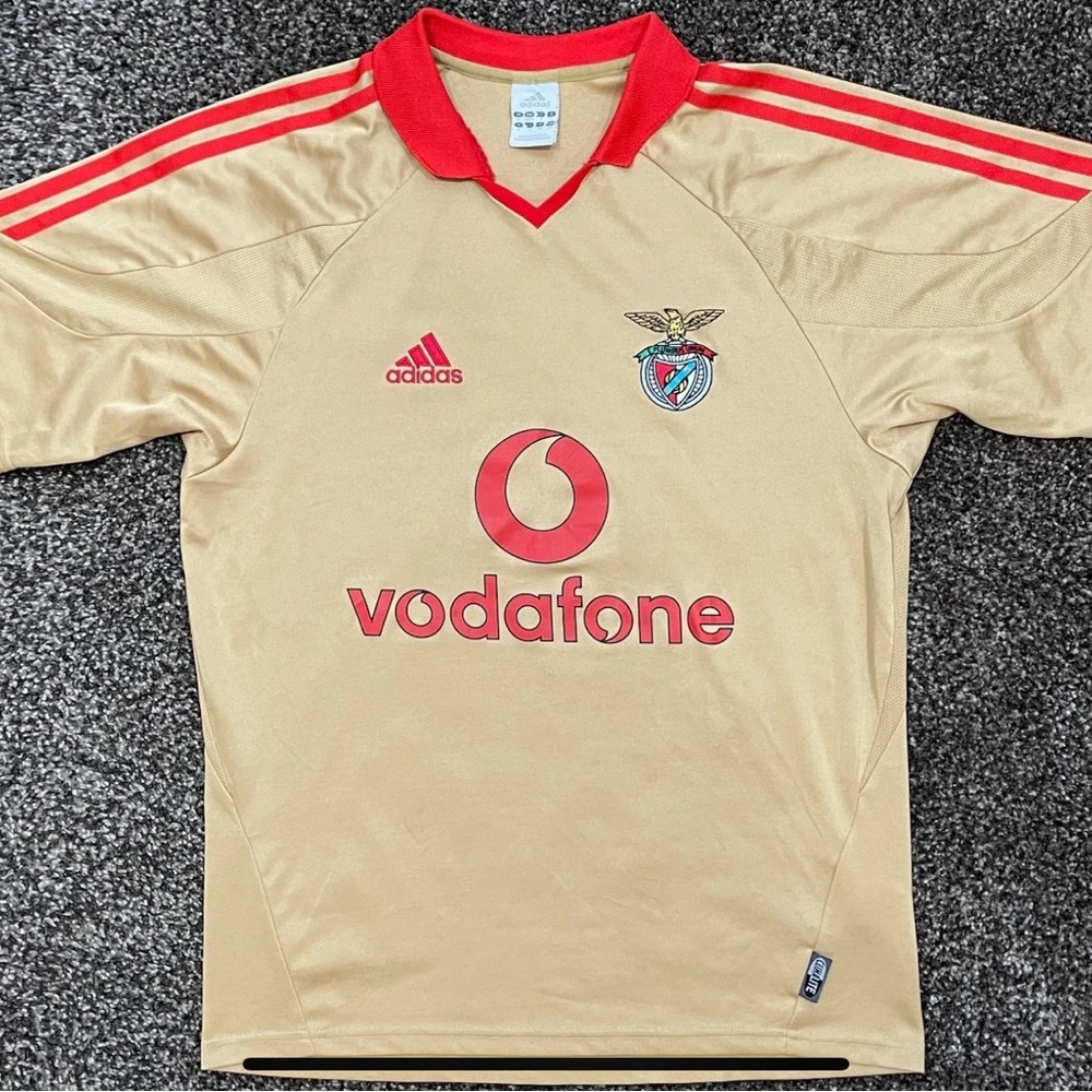 2004-2005 Benfica "Nuno Gomes" Away Jersey - Size Small - 8/10 Condition